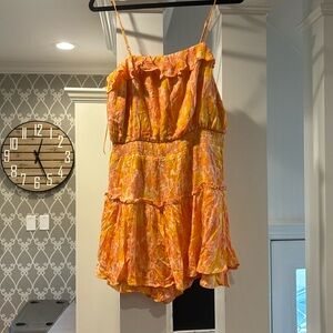 Bright Summery Romper- Never Worn